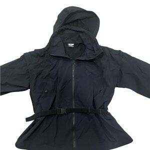 H&M Black Utility Hooded Jacket